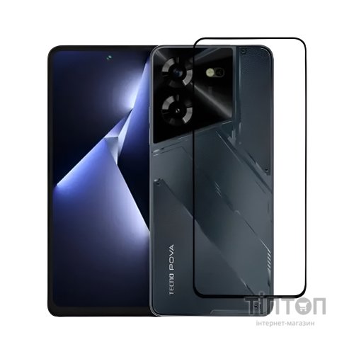 Скло захисне BeCover Tecno POVA 5 (LH7n) Black (710031)