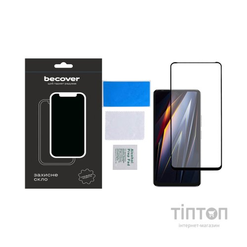 Скло захисне BeCover Tecno POVA Neo 3 (LH6n) Black (710045)