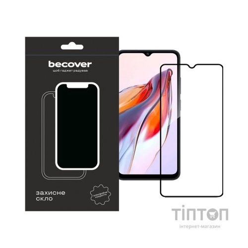 Скло захисне BeCover Tecno Spark 10C (KI5k) Black (709747)