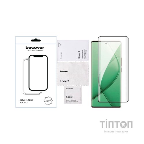 Скло захисне BeCover Tecno Spark 20 Pro Plus (KJ7) Black (712348)