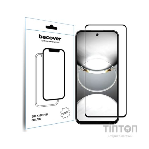 Скло захисне BeCover Tecno Spark 30 (KL6) Black (712500)