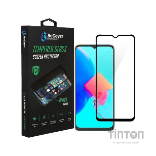 Скло захисне BeCover Tecno Spark 8C (KG5n) Black (708161)