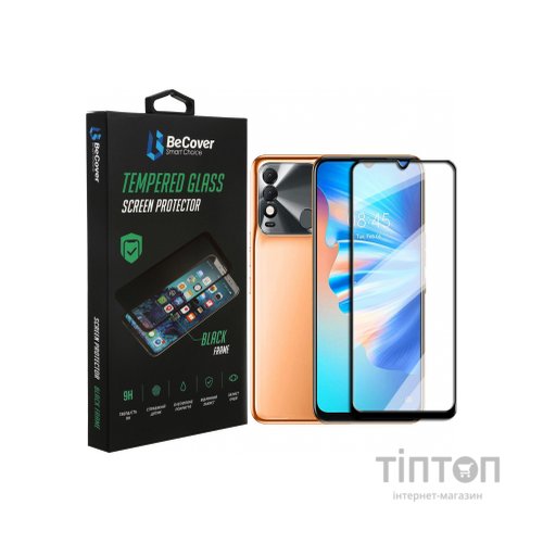 Скло захисне BeCover Tecno Spark 8T Black (707328)