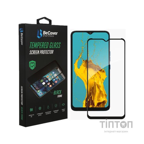 Скло захисне BeCover Tecno Spark Go 2022 (KG5m) Black (708165)
