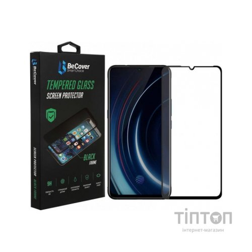 Скло захисне BeCover Vivo Y15s / Y15a Black (707250)