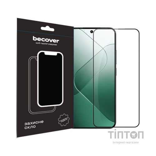 Скло захисне BeCover Xiaomi 14 5G Black (710789)