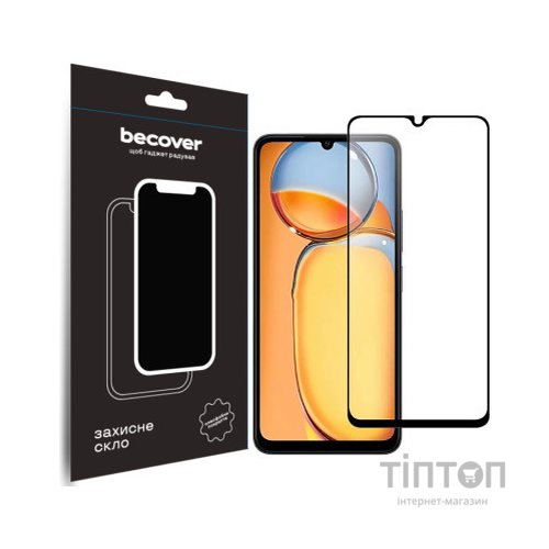 Скло захисне BeCover Xiaomi Redmi 13C / Poco C65 Black (710491)