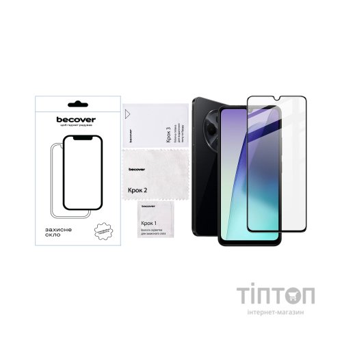 Скло захисне BeCover Xiaomi Redmi 14C 4G / Poco C75 Black (712320)