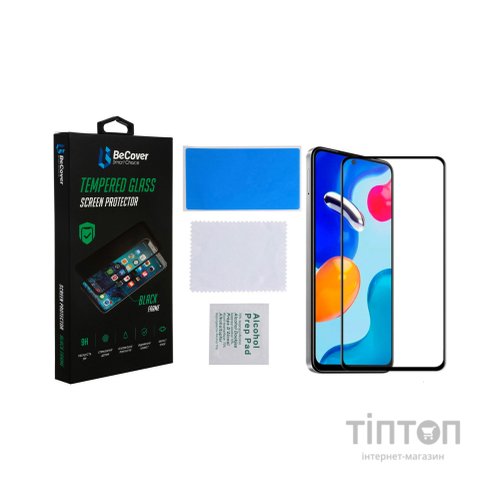 Скло захисне BeCover Xiaomi Redmi Note 11S 5G / Redmi Note 11T 5G Black (707500)