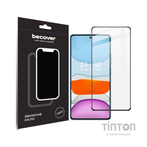 Скло захисне BeCover Xiaomi Redmi Note 13 Black (710363)
