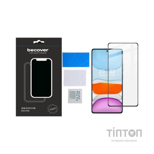 Скло захисне BeCover Xiaomi Redmi Note 13 Black (710363)