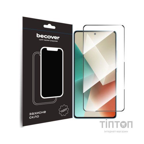 Скло захисне BeCover Xiaomi Redmi Note 13 Pro Black (710364)