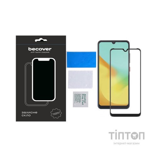 Скло захисне BeCover ZTE Blade A54 Black (710628)