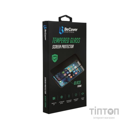 Скло захисне BeCover ZTE Blade A72/A72s/V40 Vita Black (708391)