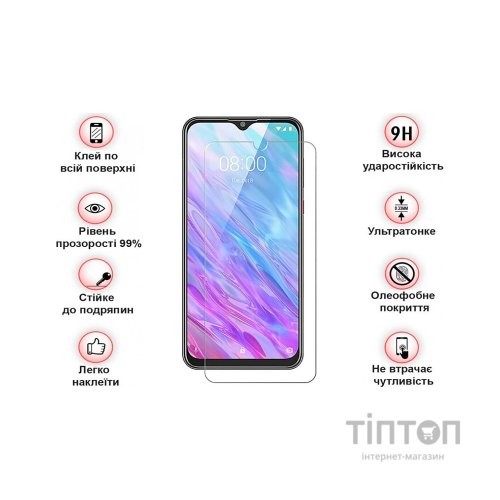 Скло захисне BeCover ZTE Blade L220 3D Crystal Clear Glass (709759)