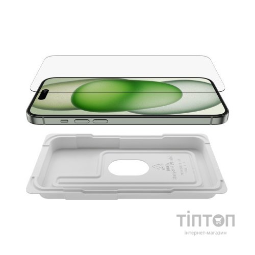 Скло захисне Belkin iPhone 15 Plus/14 Pro Max TemperedGlass (1 Pack) (OVA136ZZ)