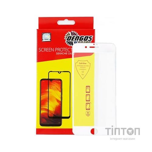 Скло захисне Dengos 5D iPhone 7/8 Plus white (TGFG-36)