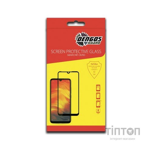 Скло захисне Dengos Full Glue для Xiaomi 11T (black) (TGFG-191)
