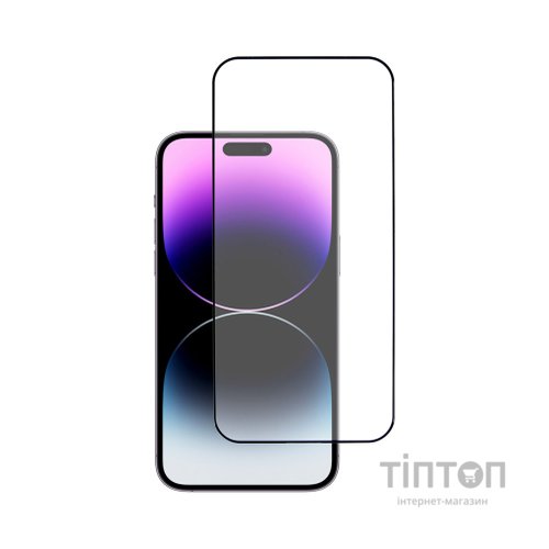 Скло захисне Dengos Full Glue iPhone 14 Pro Max (TGFG-270)