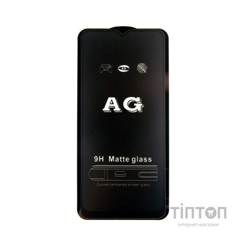 Скло захисне Dengos Full Glue Matte OPPO A12, black frame (TGFG-MATT-33)