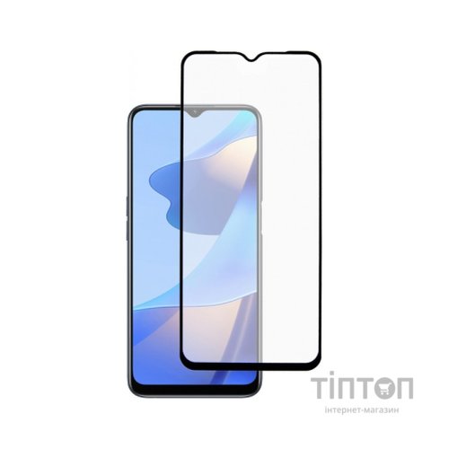 Скло захисне Dengos Full Glue Oppo A57s black frame (TGFG-234)