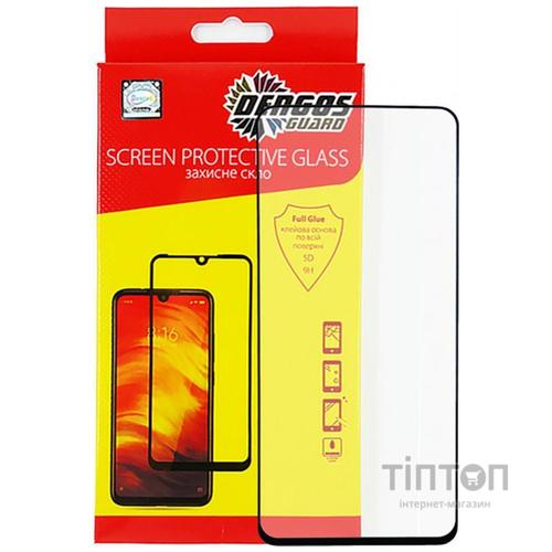 Скло захисне Dengos Full Glue OPPO A74 (black) (TGFG-177)