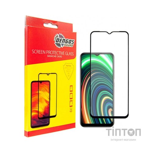Скло захисне Dengos Full Glue Realme C25y (TGFG-209)