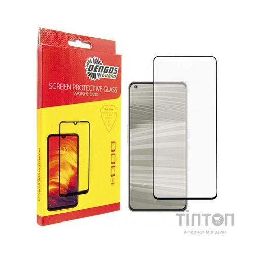 Скло захисне Dengos Full Glue Realme GT 2 Pro (black) (TGFG-299)