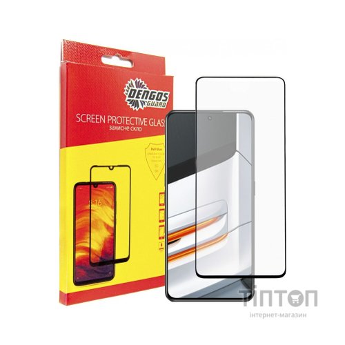 Скло захисне Dengos Full Glue Realme GT Neo 3 (black) (TGFG-300)