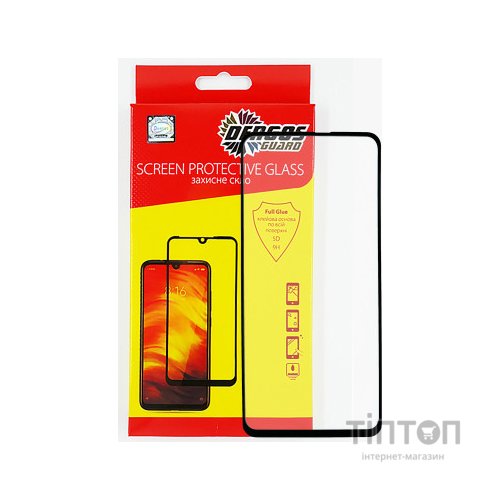Скло захисне Dengos Full Glue Samsung Galaxy A71 (black) (TGFG-100)