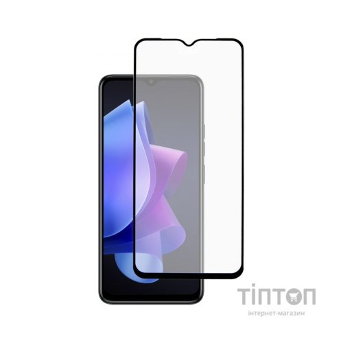 Скло захисне Dengos Full Glue Tecno Spark 10 (KI5q) (black) (TGFG-280)