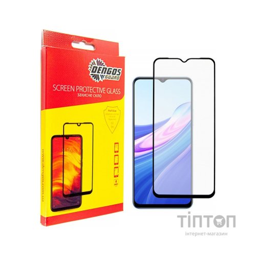 Скло захисне Dengos Full Glue VIVO Y53s (black) (TGFG-194)
