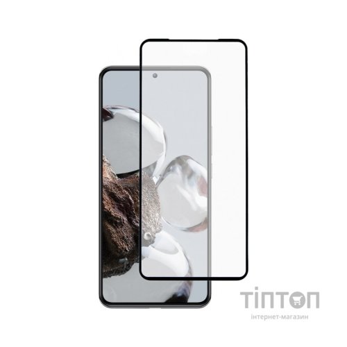 Скло захисне Dengos Full Glue Xiaomi 12T/12T Pro black frame (TGFG-244)