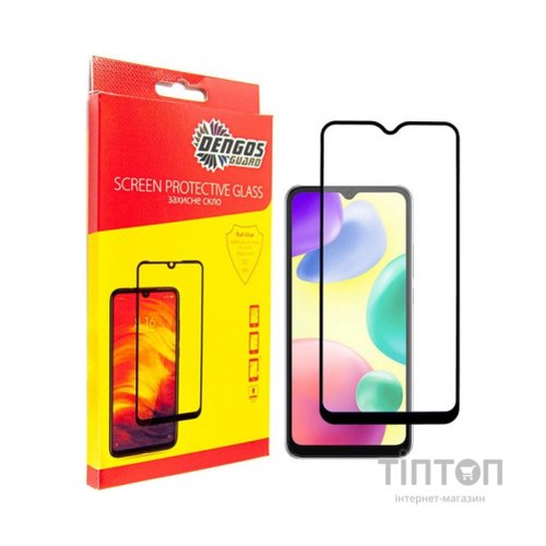 Скло захисне Dengos Full Glue Xiaomi Redmi 10C (TGFG-221)