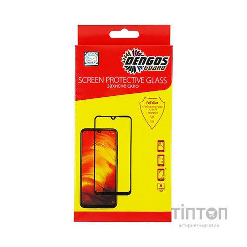 Скло захисне Dengos Full Glue Xiaomi Redmi Note 10 Pro (black) (TGFG-171)