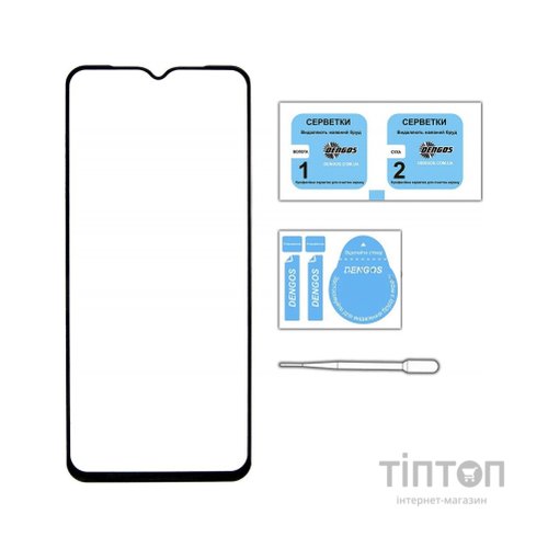 Скло захисне Dengos Full Glue Xiaomi Redmi Note 12 5G (black) (TGFG-308)