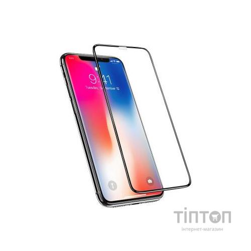 Скло захисне Drobak для iPhone 11 Pro (Black) (500275)