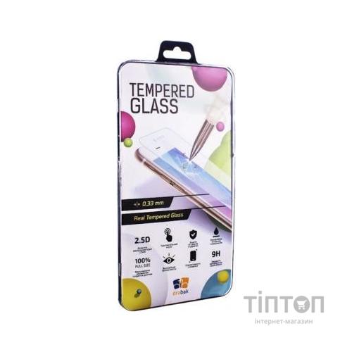 Скло захисне Drobak Full Glue для Samsung Galaxy A70 (Black) (441608)