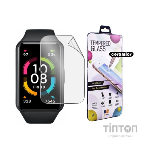 Скло захисне Drobak glass-film Ceramics Honor Band 6 (313149)