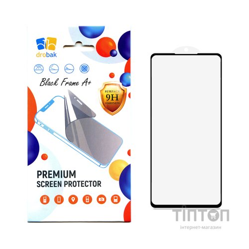 Скло захисне Drobak Google Pixel 6 Black Frame A+ (616157)