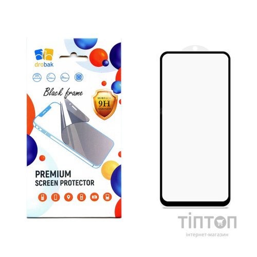 Скло захисне Drobak Motorola G23 (Black) (717149)