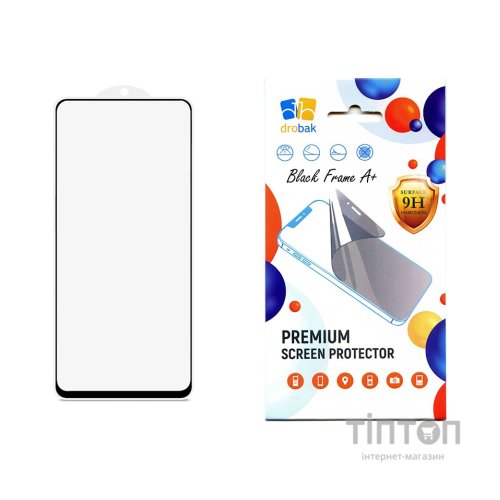 Скло захисне Drobak Motorola G23 Black Frame A+ (717148)