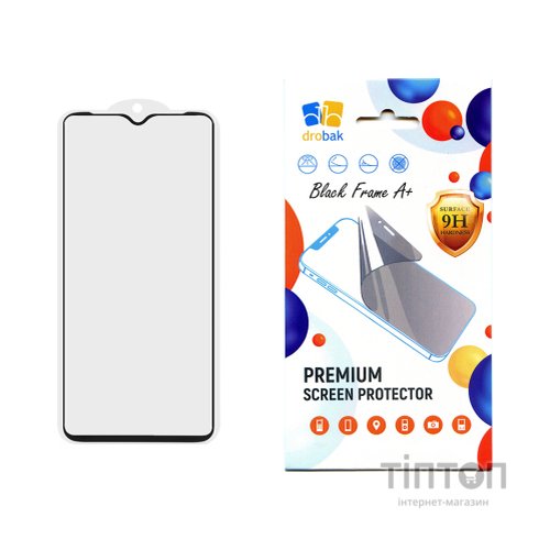 Скло захисне Drobak Motorola Moto E13 Black Frame A+ (535302) (535302)