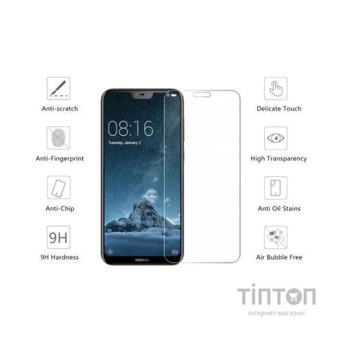 Скло захисне Drobak Nokia X6 (232379)