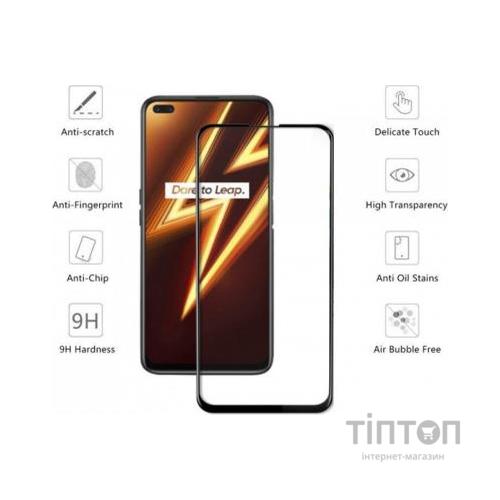 Скло захисне Drobak Realme 6 Pro (Black) (121267) (121267)