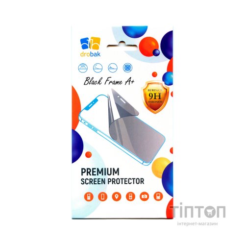 Скло захисне Drobak Realme C53 Black Frame A+ (535341)