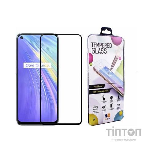 Скло захисне Drobak Realme V5 Full Cover Full Glue (Black) (222225) (222225)