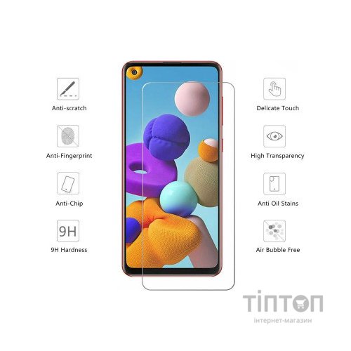 Скло захисне Drobak Samsung A21S (121279) (121279)