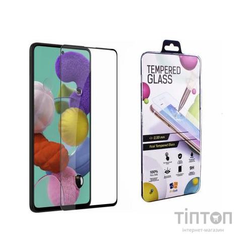 Скло захисне Drobak Samsung Galaxy A51 (Black) (454517)