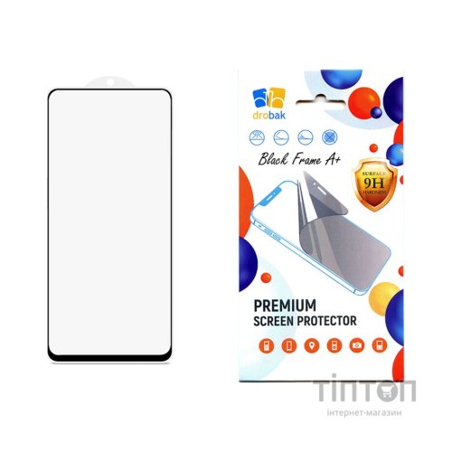 Скло захисне Drobak Tecno Spark 10 Pro Black Frame A+ (535317) (535317)
